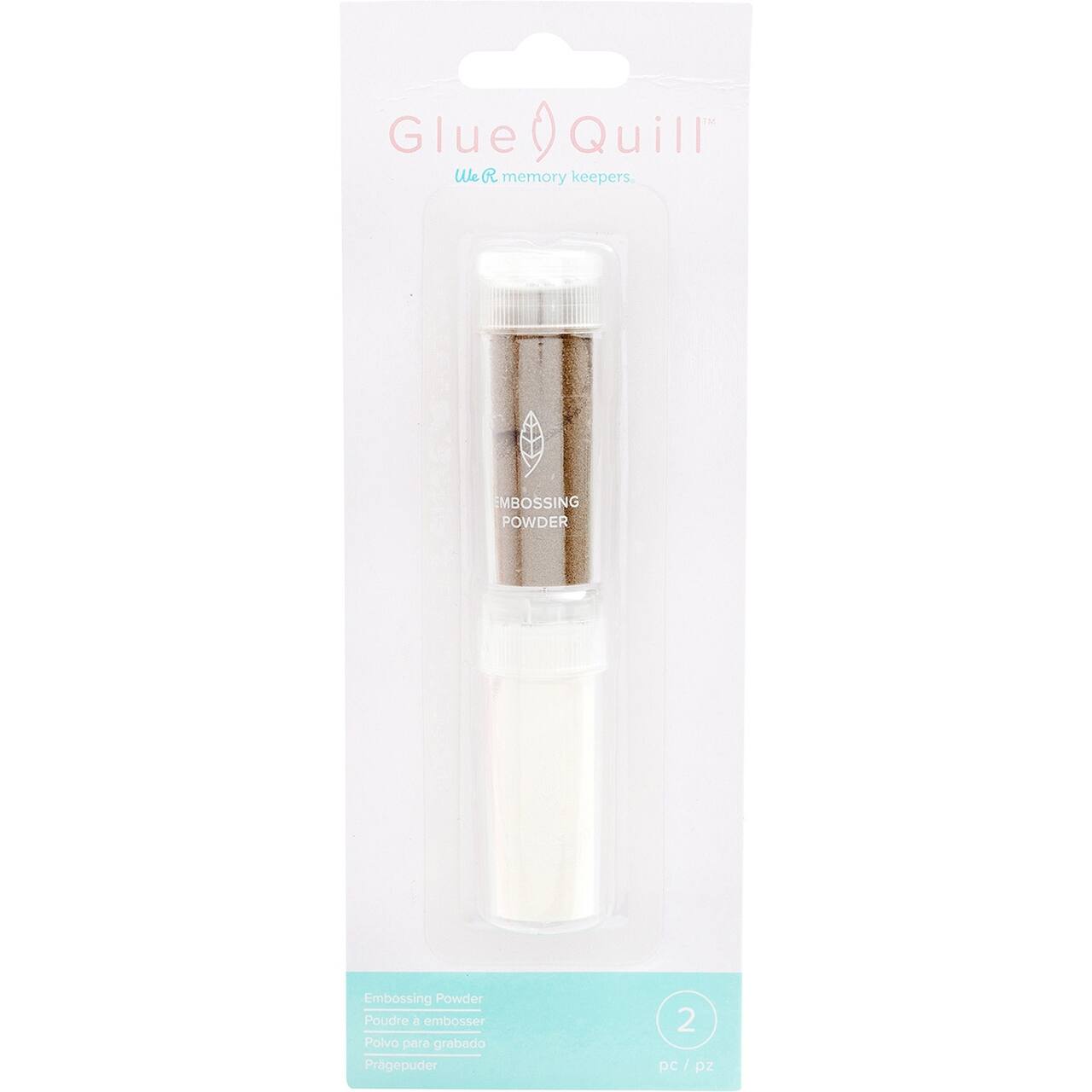 We R Memory Keepers® Glue Quill™ Clear & Gold Embossing Powder